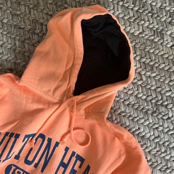 Neon Orange Hilton Head Island Hoodie - Picture 2 of 5